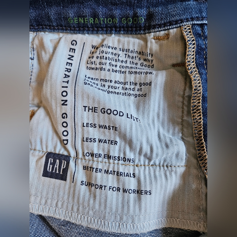 EUC Gap True Skinny High Rise Jeans Size 26/2R - Picture 3 of 4